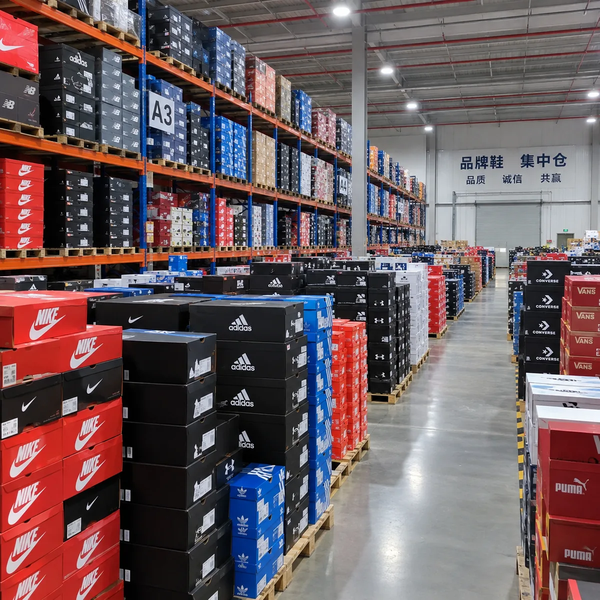 Branded sneaker collection